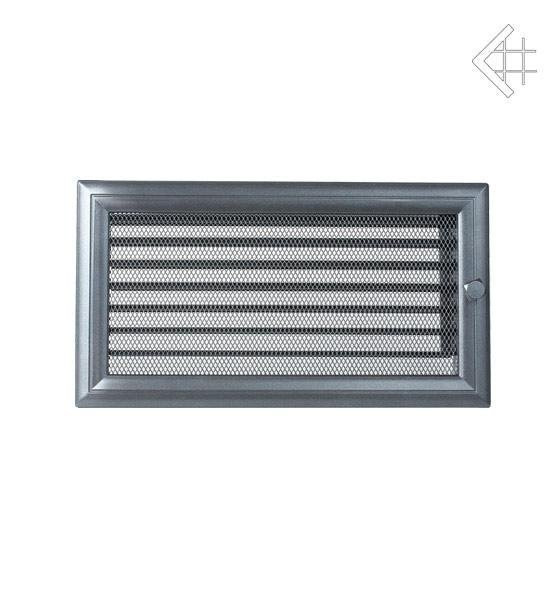 Вентиляционная решетка для камина Kratki 17х30 Оскар графитовая с жалюзи 30OGX