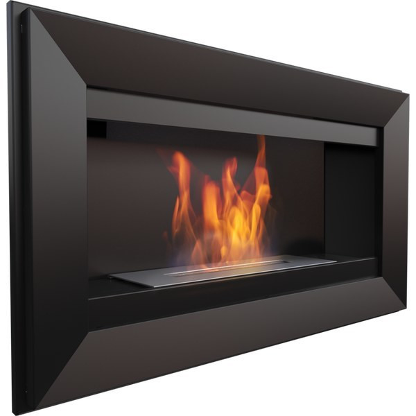 Настенный биокамин Kratki Charlie черный, TUV