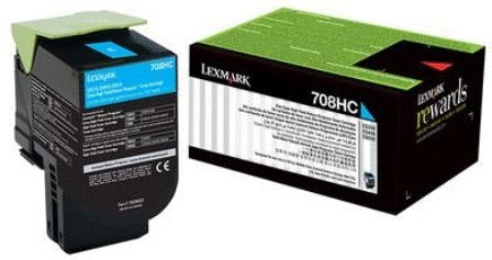 Картридж Lexmark 70C8HCE Cyan