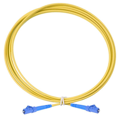 Коммутационный шнур оптический Eurolan Tight Buffer, Simplex LC/LC, OS2 9/125, LSZH (нг(A)-HF), 10м, цвет: жёлтый, (41E-S2-LC-LC-10)
