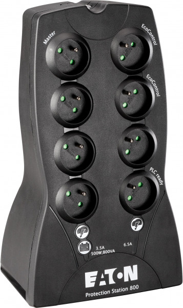 ИБП Eaton Protection Station, 650ВА, линейно-интерактивный, напольный, 327х149х185 (ШхГхВ), 230V,  однофазный, (61062)