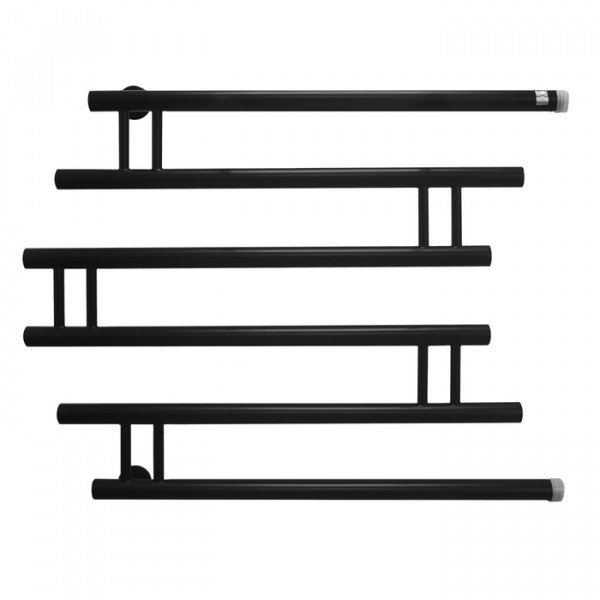 Водяной полотенцесушитель Energy Modern 600x700 черный матовый