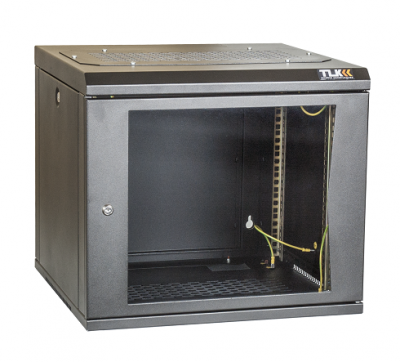 Настенный шкаф TLK 19', 9U TWI-096060-R-G-BK