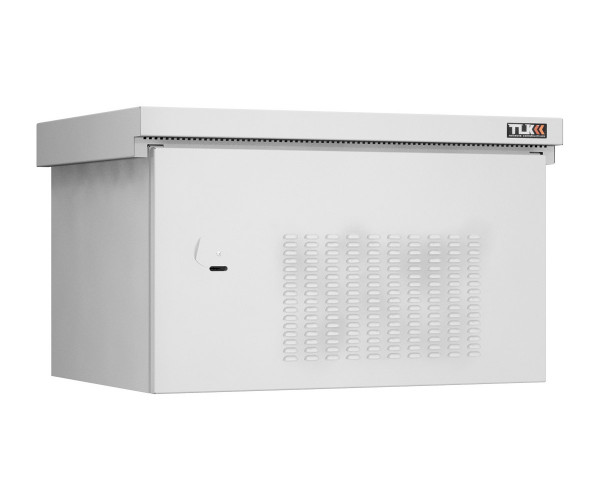 Шкаф уличный всепогодный настенный TLK Climatic II, IP55, 6U, корпус: сталь листовая, 482х821х566 мм (ВхШхГ), цвет: серый, без нагрева, без охлаждения