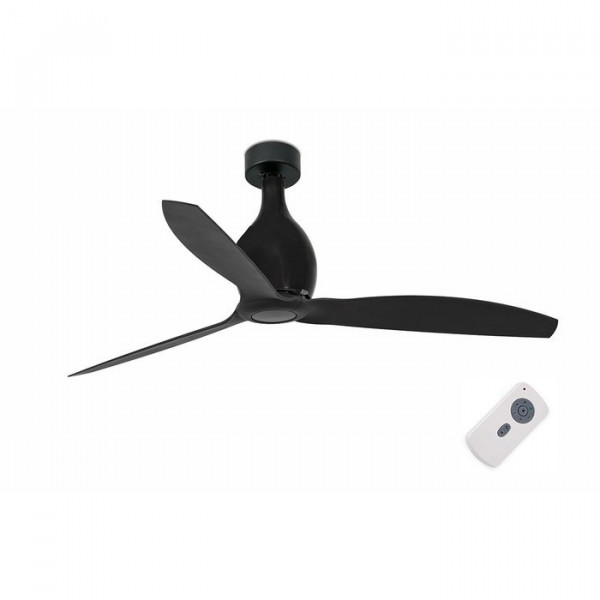 Вентилятор без подсветки Faro Mini Eterfan Plain Black (32030)