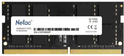 Оперативная память 16Gb DDR4 3200MHz Netac SO-DIMM (NTBSD4N32SP-16)