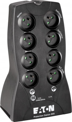 ИБП Eaton Protection Station, 800ВА, линейно-интерактивный, напольный, 327х149х185 (ШхГхВ), 230V,  однофазный, (61082)