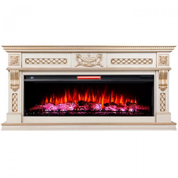 Линейный электрокамин Real-Flame Corsica 52 с очагом Joker 52