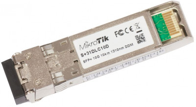 Модуль Mikrotik, Dual LC, длина волны 1310 нм, (S+31DLC10D)