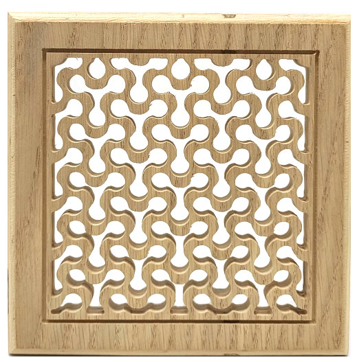 Деревянная решетка Пересвет К-19 300х300 мм
