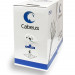 Кабель витая пара Cabeus, F/UTP, 4 пар., кат. 5е, проводник Ø 0,16мм, AWG26, PVC нг(А)-LS, 100МГц, 1м (бухта 305м), тип прокладки: внутри зданий, цвет: серый
