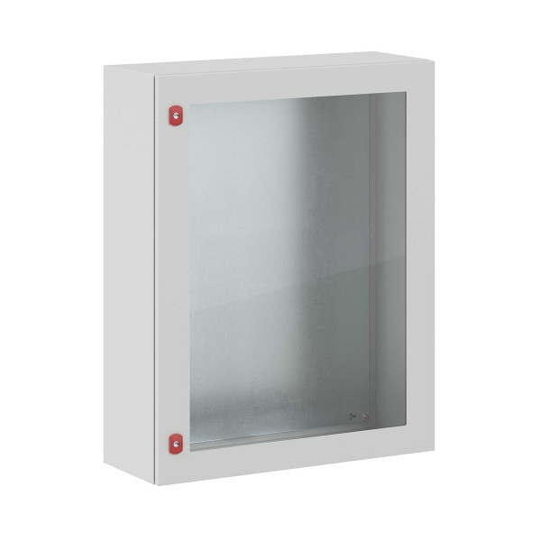 Шкаф электротехнический настенный DKC ST, IP66, 1000х800х300 мм (ВхШхГ), дверь: стекло, корпус: сталь листовая, цвет: серый, с монтажной панелью, (R5STX1083)