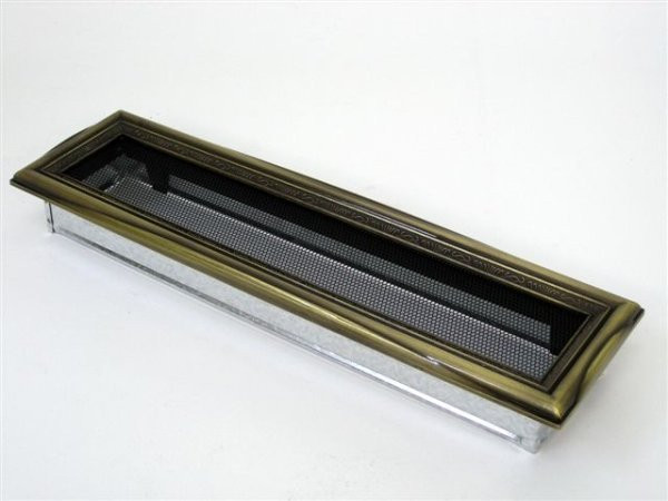 Вентиляционная решетка для камина Kratki 11х42 рустик 42R