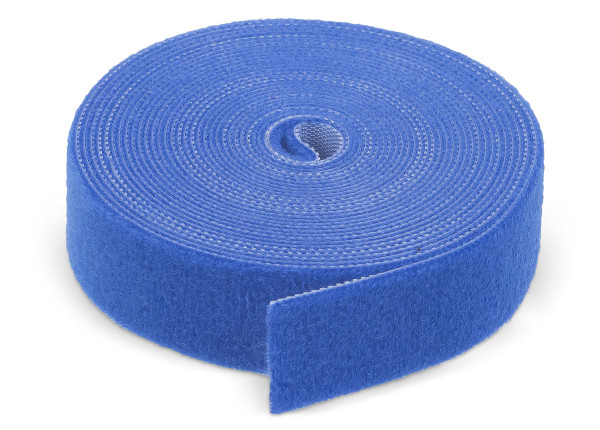 Лента липучая Cabeus, 25 мм Ш, 5 000 мм Д, материал: полиамид, цвет: синий