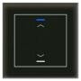Cенсорный выключатель MDT technologies BE-GTL10S.A1 Cенсорный выключатель KNX/EIB, 2-кнопочный, с символами ВВЕРХ/ВНИЗ, встроенный интерфейс KNX (BCU), RGBW индикация, 4 логических модуля, установка в монтажной коробке, размеры (Ш x В)