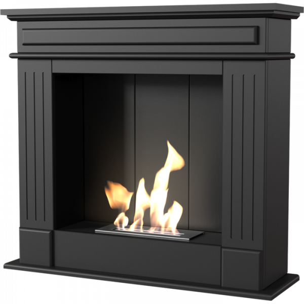 Напольный биокамин Kratki NOVEMBER черный, TUV (ЛЕГО)