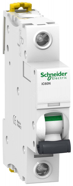 Автоматический выключатель Schneider Electric Acti 9, 2 модуль, D класс, 1P, 13А, 6кА, (A9F75113)