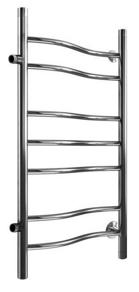 Водяной полотенцесушитель Маргроид Волна с боковым подключением 80*60