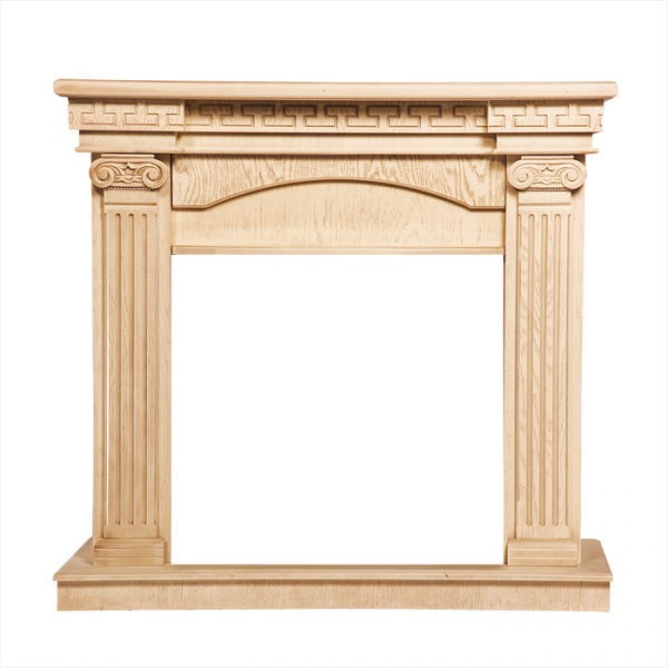 Классический портал для камина InterFlame Афина под классический очаг (тёмный дуб; венге; белый; бежевый; белый с золотом; бежевый с золотом)