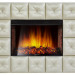 Электрокамин с широким очагом 2D Electrolux EFP/P-3320RLS с порталом Firelight Crystal 30 светлая экокожа