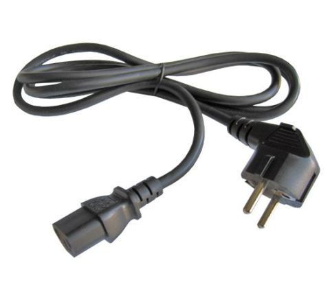 Шнур для блока питания Lanmaster, IEC 60320 С19, вилка Schuko, 3 м, 16А, цвет: чёрный