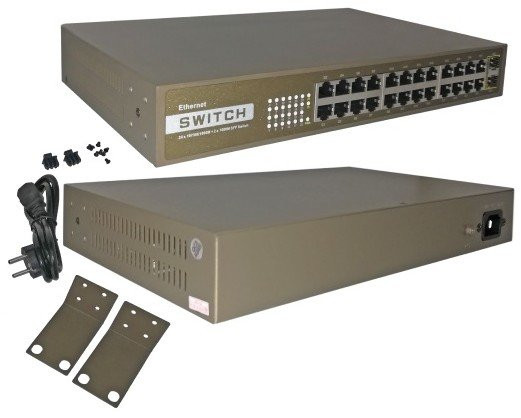 Коммутатор 24-портовый Gigabit Ethernet CO-SW24GFv2