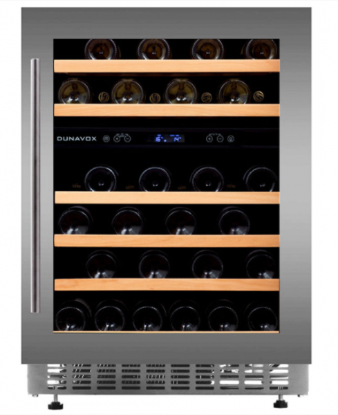 Встраиваемый винный шкаф 22-50 бутылок Dunavox DAUF-46.145DSS