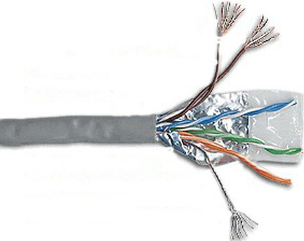 Бухта Lanmaster LAN-7SSTP-GY, 305м