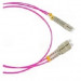 Коммутационный шнур оптический Hyperline, Duplex LC/LC, OM4 50/125, LSZH, Ø 2мм, 2м, цвет: маджента, (FC-D2-504-LC/PR-LC/PR-H-2M-LSZH-MG)