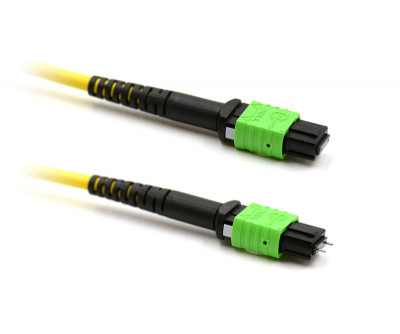 Коммутационный шнур оптический Hyperline, MTPM/MTPF, OS2 9/125, LSZH, 2м, цвет: жёлтый, (FHD-MC3-9-MPOM12/US-MPOF12/US-A-2M-LSZH-YL)