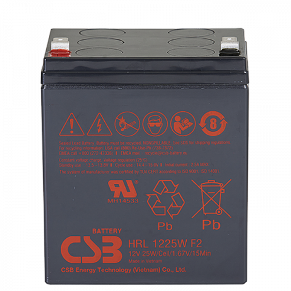 Аккумулятор герметичный свинцово-кислотный CSB HRL 1225W