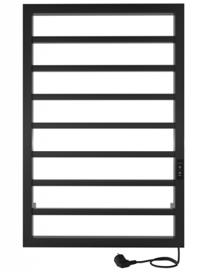 Электрический полотенцесушитель INDIGO Crete (el) 80/50 Черный муар