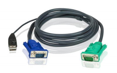 Шнур ввода/вывода Aten, USB (Type A), 3 м, (2L-5203U)