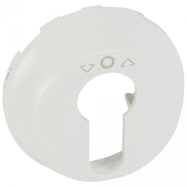 Лицевая панель для выключателя Legrand Celiane, 70х58 мм (ВхШ), ключ, для жалюзи, цвет: белый, (LEG.068157)