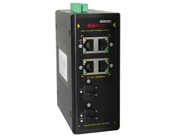 Коммутатор 4-портовый Gigabit Ethernet CO-PF-4G2SFP-P504