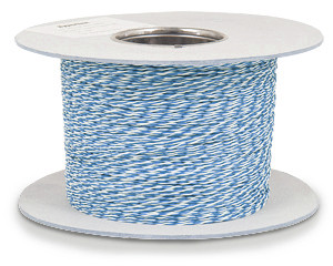 Кабель витая пара Cabeus, U/UTP, 1 пар., кат. 5е, проводник Ø 0,5мм, AWG24, без оболочки, 100МГц, 1м (катушка 500м), тип прокладки: внутри зданий, цвет: белый