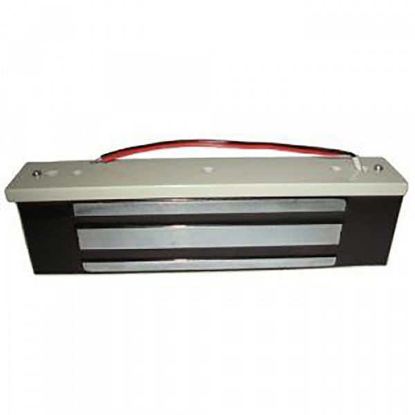 Электромагнитный замок AccordTec, накладной, с уголком, усилие удержания: 300 кг, ML-295 KB-2, с датчиком холла, цвет: коричневый, (AT-04385)