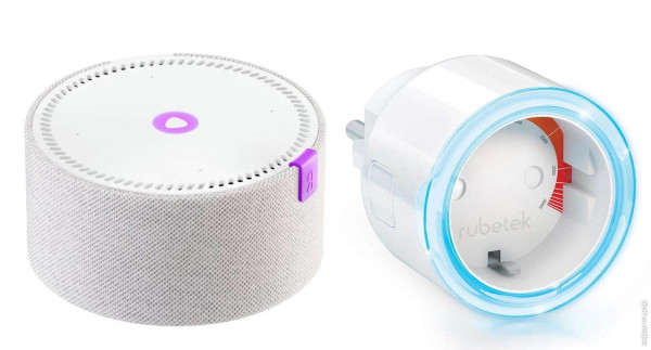 Комплект Rubetek RK-3576, Яндекс.Станция Мини и умная Wi-Fi розетка
