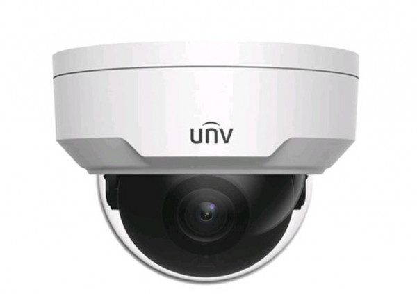 Сетевая IP видеокамера Uniview, купольная, универсальная, 4Мп, 1/3’, 2688×1520, 25к/с, ИК, цв:0,005лк, об-в:4мм, IPC324LE-DSF40K-RU