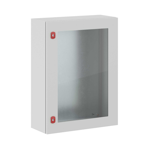 Шкаф электротехнический настенный DKC ST, IP66, 800х600х250 мм (ВхШхГ), дверь: стекло, корпус: сталь листовая, цвет: серый, с монтажной панелью, (R5STX0869)