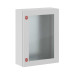 Шкаф электротехнический настенный DKC ST, IP66, 800х600х250 мм (ВхШхГ), дверь: стекло, корпус: сталь листовая, цвет: серый, с монтажной панелью, (R5STX0869)