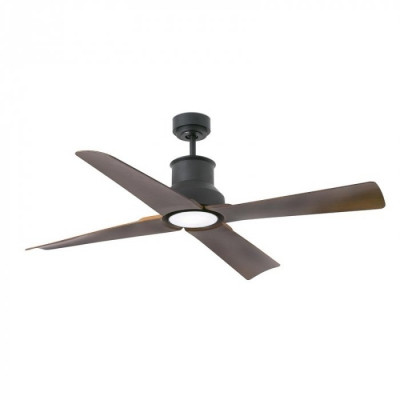 Вентилятор с подсветкой Faro Winche Marron 1L (33481-7)
