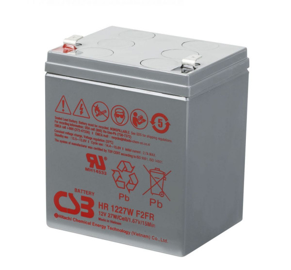 Аккумулятор герметичный свинцово-кислотный CSB HR 1227W