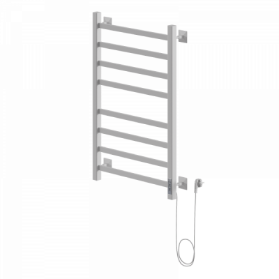 Электрический полотенцесушитель Ника STEP-1 80/50 RAL9016 белый матовый правый тэн