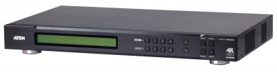Переключатель KVM Aten, портов: 4 х HDMI (Type A), 44х153х437,2 мм (ВхШхГ), USB, RS232, True 4K, цвет: чёрный