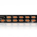 Переключатель KVM Aten, Altusen, портов: 16 х SPHD-15, 44х160х433 мм (ВхШхГ), USB, PS/2, цвет: чёрный