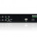 Переключатель KVM Aten, Altusen, портов: 16 х SPHD-15, 44х160х433 мм (ВхШхГ), USB, PS/2, цвет: чёрный