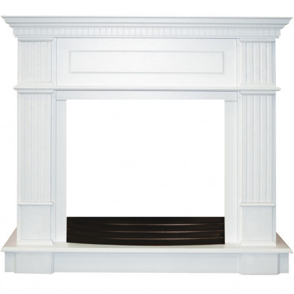 Широкий портал InterFlame Рим под очаг Panoramic 25 LED FX (белый; бежевый; белый с золотом; бежевый с золотом)