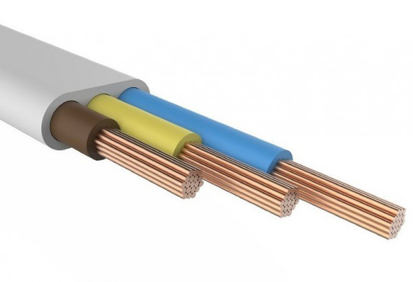 Провод соединительный с тремя жилами ПБГВВ 3x1,5 ГОСТ ККЗ