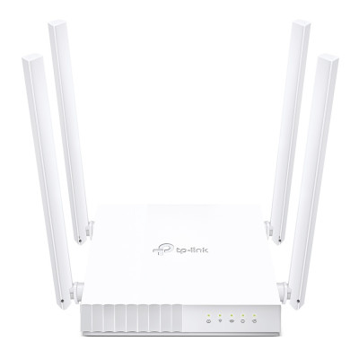 Маршрутизатор TP-Link, портов: 5, LAN: 4, WAN: 1, скорость мб/с: 733, антенн: 4, USB: Нет, 24,3х115х106,7 мм (ВхШхГ), цвет: белый, Archer C24